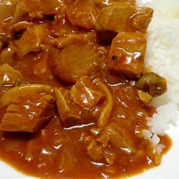 お肉の様な？まぐろカレー